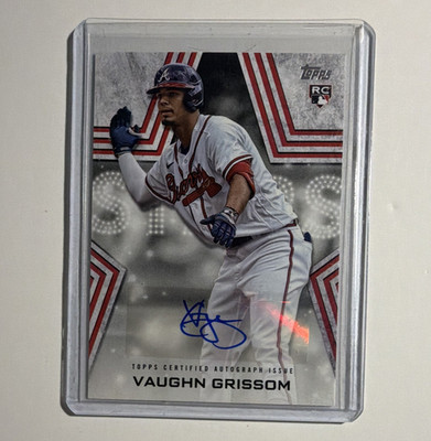 Topps 2023 Series 1 Vaughn Grissom Braves RC Baseball Stars Auto BSA-VGR