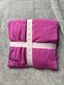New VICTORIA'S SECRET Modal Long PJ Set Hot Pink Fuchsia VS Medium