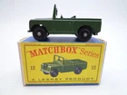 VINTAGE MATCHBOX LESNEY No.12b LAND ROVER SERIES II IN ORIGINAL BOX 1959