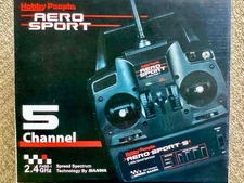 HOBBY PEOPLE  “Aero Sport” 5 Channel  2.4 Ghz Spread Spectrum TX and RX 💥NEW💥