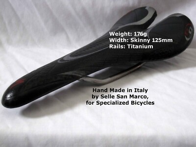 Vintage Specialized San Marco ASPIDE road MTB bike saddle, 125mm