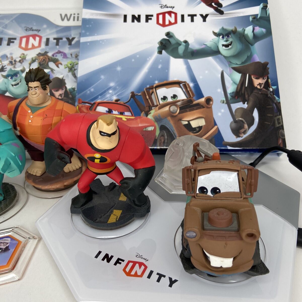 Disney Infinity Wii Game & Figures Lot Monsters Inc , Jack Disney Infinity Wii Game & Figures Lot Monsters Inc , Jack