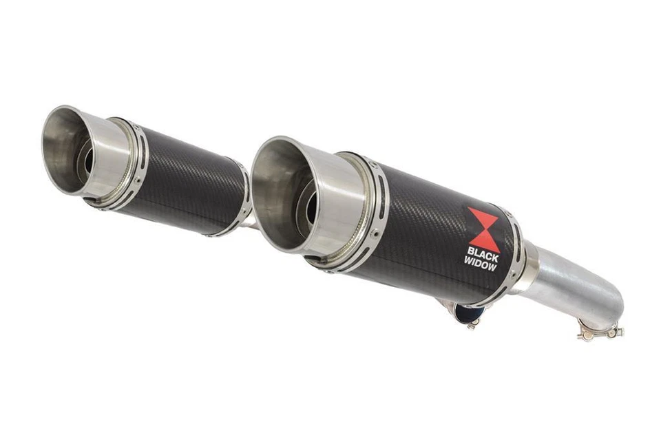 VTR1000F SC36 Firestorm / Superhawk FV-F6 97-06 Twin Exhaust Silencer Kit 200CS - image 2 of 4