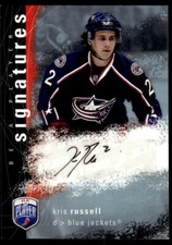 2008-09 Upper Deck Signature Sensations Kris Russell Auto Columbus Blue Jackets