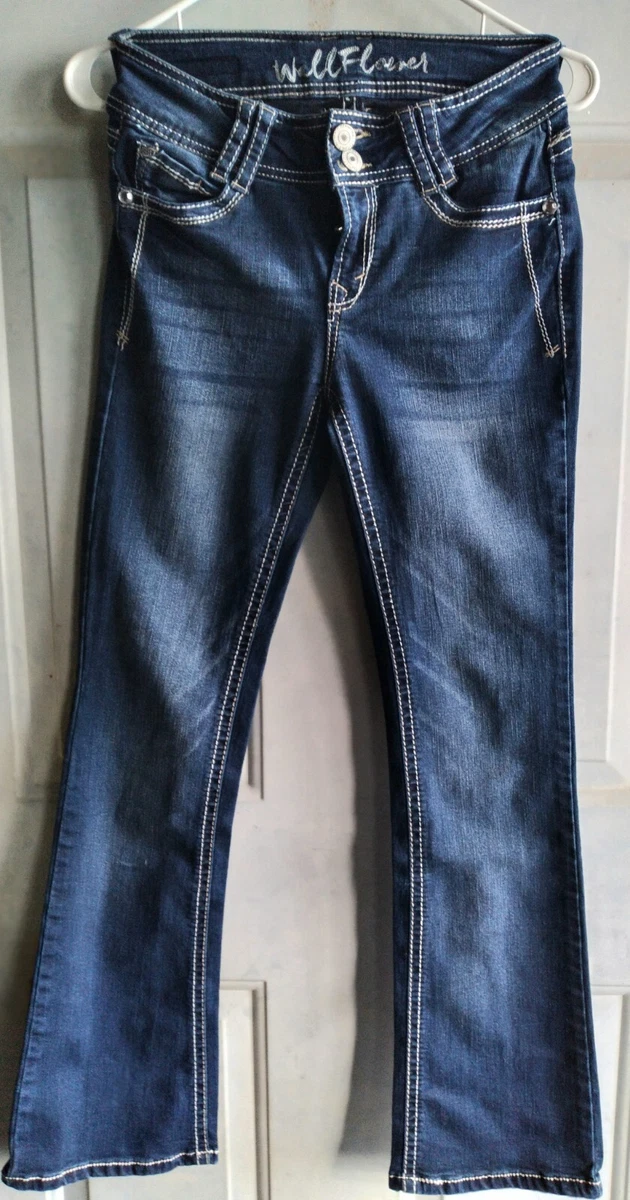 Women s High Rise Bootcut Wallflower Jeans Size 3 eBay