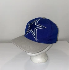 Vtg Rare Dallas Cowboys Apex Authentic Pro Line Hat NFL Snapback Cap Size 7  1/8