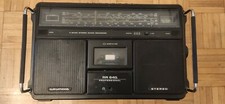 GRUNDIG RR 640 PROFESSIONAL BOOMBOX STEREO CASSETE PLAYER PORTABLE MADE IN JAPAN