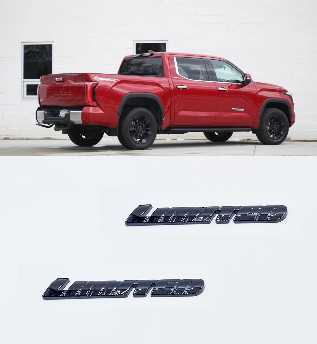 2018-2021 Toyota Camry Le Gloss Blackout Emblem Overlay Kit Gen NEW - Foto 8