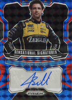 PANINI 2022 PRIZM JOSH BILICKI #S-JB 70/99 REACTIVE BLUE PRIZM AUTOGRAMMKARTE