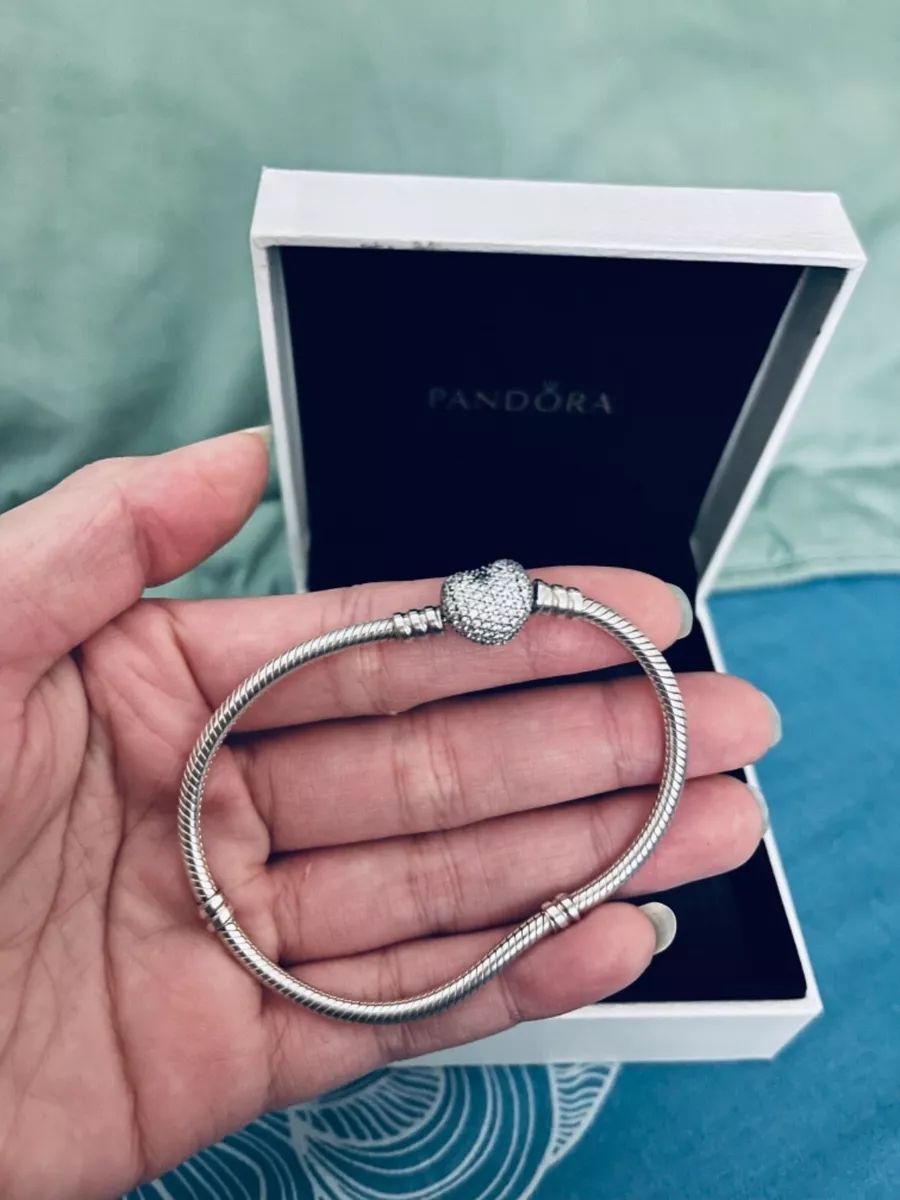 pandora bracelet with charms authentic used