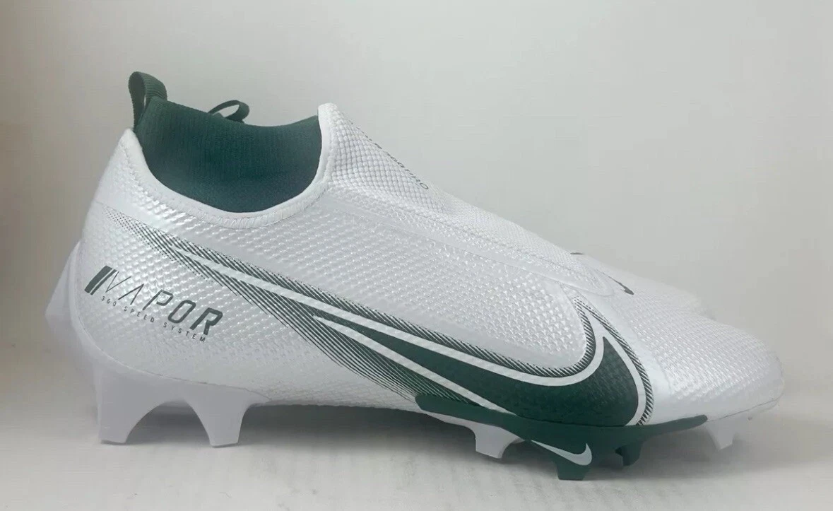Men’s Nike Vapor Edge Pro 360 Football Cleats CV6345-103 White/Fir Green Nike Vapor Edge Pro 360 White Green Football Cleats CV6345  main image 4