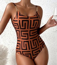 Ladies Brown Bathers Size 10/12