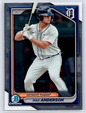 Max Anderson 2024 Bowman Chrome Prospects #BCP-128 Detroit Tigers
