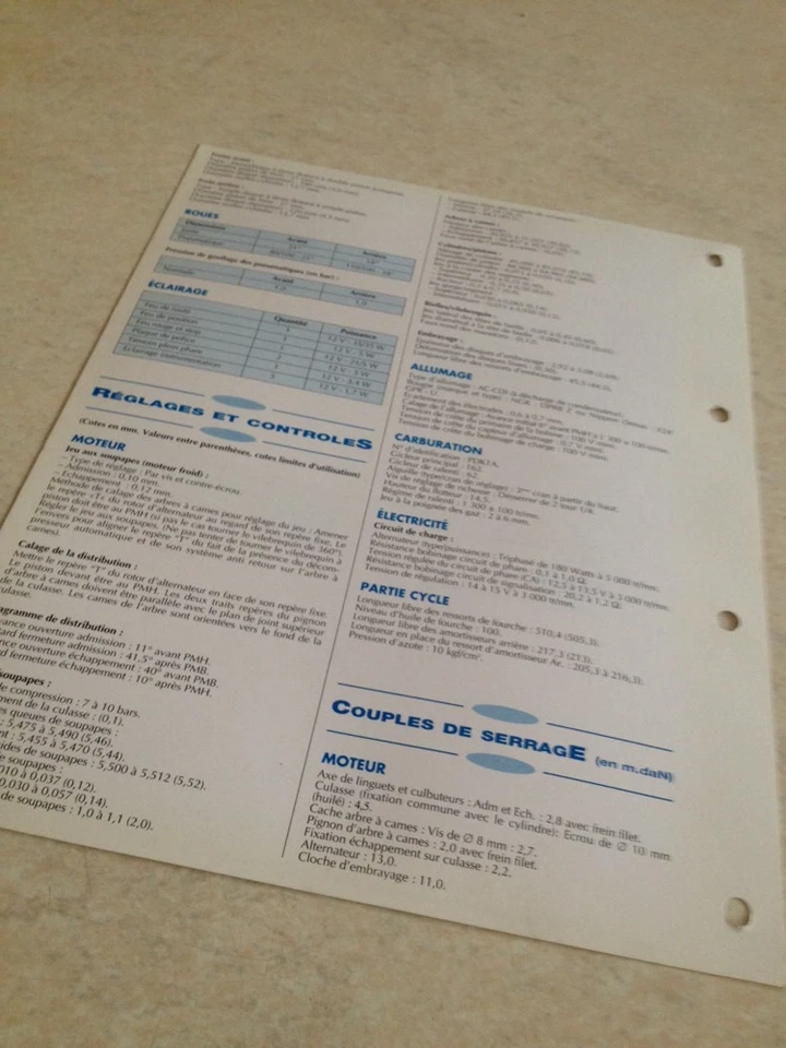 Honda XR400 XR 400 NE03 96 Ficha Técnica Moto a Distancia Forestay - Imagen 2 de 3