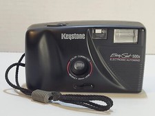 Keystone Easy Shot 500x 38mm Camera Flash Black Film Color Corrected UNTESTED