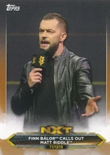 #54 Finn Bálor Calls Out Matt Riddle 2020 Topps WWE NXT BRONZE