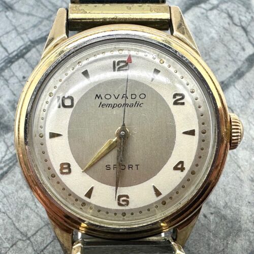 Movado "Tempomatic Sports" Automatic Wristwatch Working - Picture 10 of 15