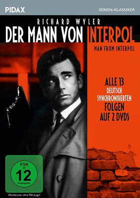 Der Mann von Interpol - 13teilige Kult-Serie ( PIDAX ) 2 DVD's/NEU/OVP