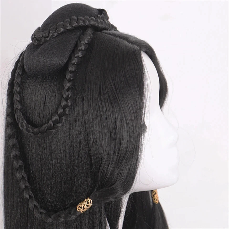 Chinese Constum Wig Cosplay Hanfu Modelling Wig Ancient Style No Card Issued - Image 4 of 4