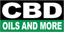 20x48 Inch CBD OILS AND MORE Vinyl Banner Sign - kb