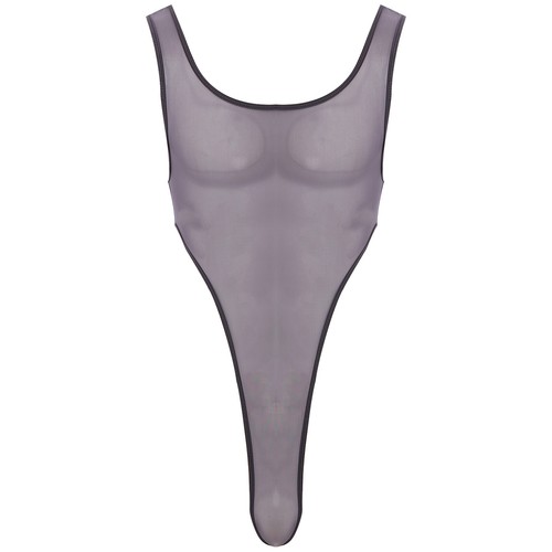 Sexy Ropa de club nocturno Body Ropa de dormir Leotardo Calzoncillos Tanga Sin mangas Brillante para hombre - Imagen 36 de 69