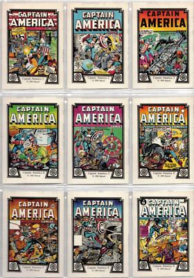 1990 Marvel Comic Images Captain America You Pick the Card Finish Your Set