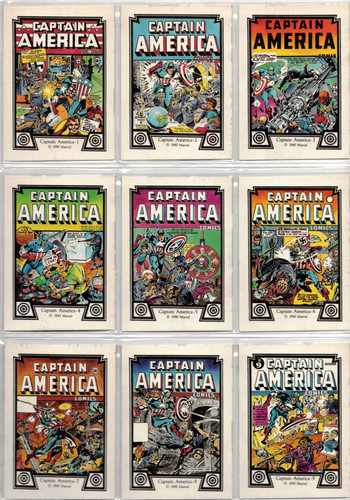 1990 Marvel Comic Images Captain America You Pick the Card Finish Your Set