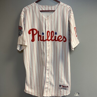 野球 phillies majestic ゲームシャツ utley