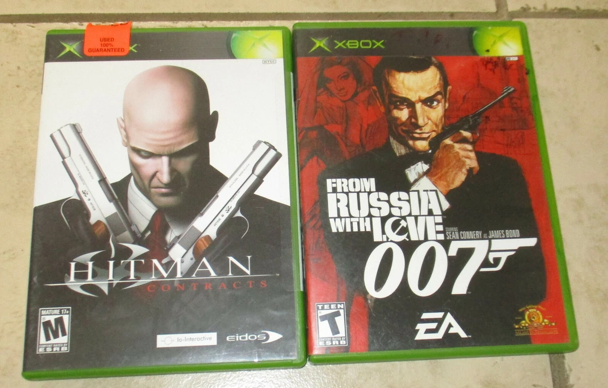 rådgive Slutning belastning Lot 2 XBOX video games 007 From Russia with Love + Hitman Contracts with  manuals | eBay