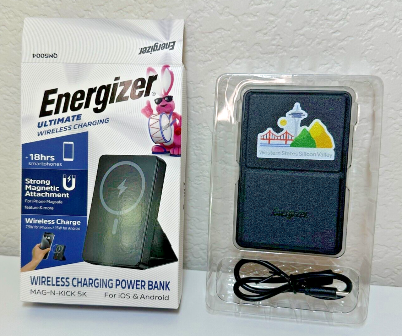 Energizer x Google Wireless Charging Power Bank Mag-N-Kick iphone/Android QM5004