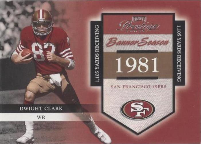 2002 Playoff Prestige Dwight Clark #BS-10 - 1 of 2