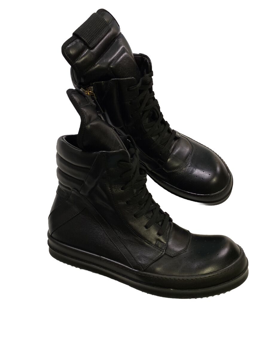 RICK OWENS TRIPLE BLACK GEOBASKET SHOES 2013 | eBay RICK OWENS TRIPLE BLACK GEOBASKET SHOES 2013 | eBay
