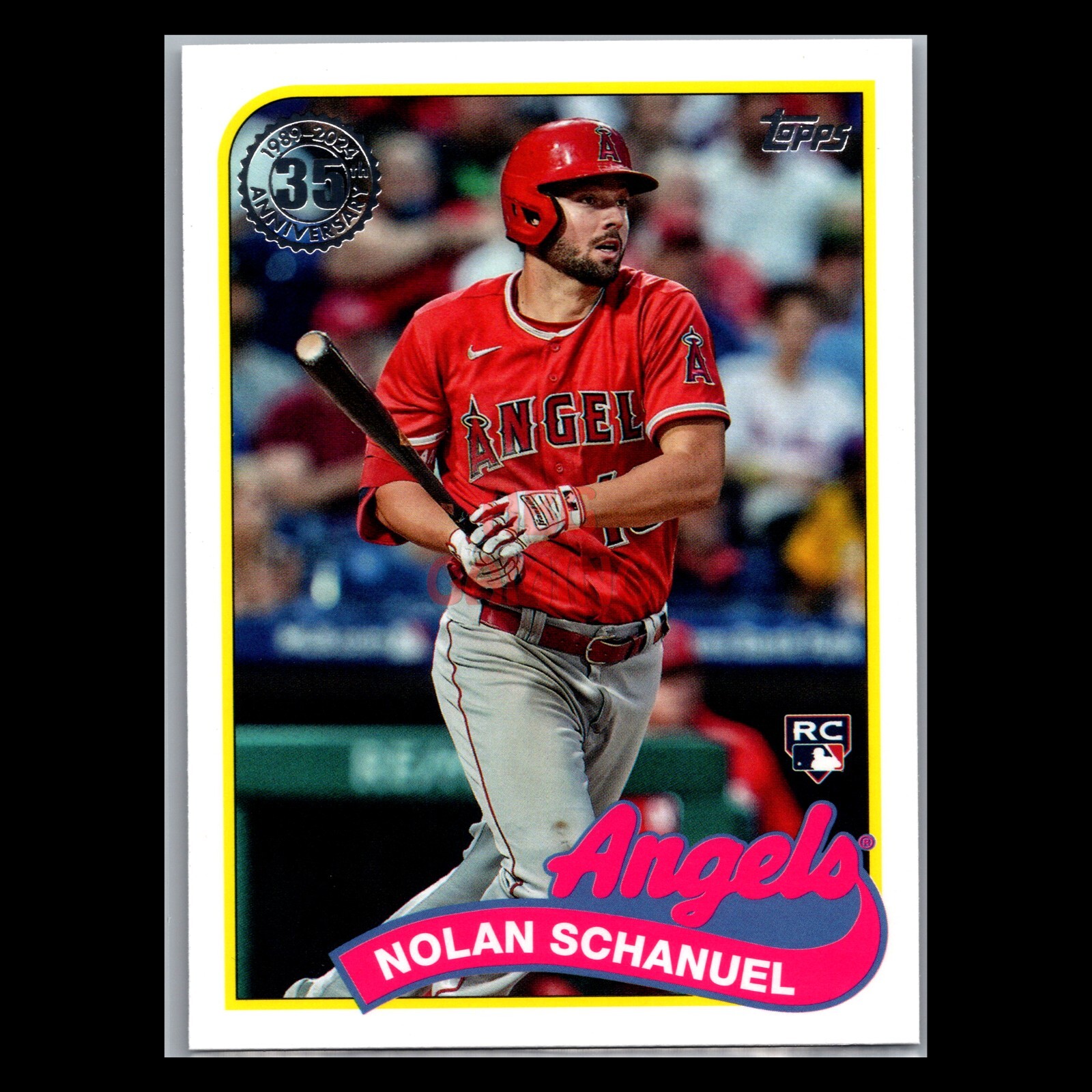Nolan Schanuel RC 1989 Anniversary 2024 Topps Series 1 Rookie Card #89B-71