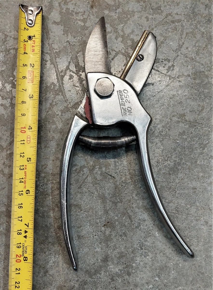 Vintage True Temper No 250. Shears 7.5 inches. Works Garage Tool