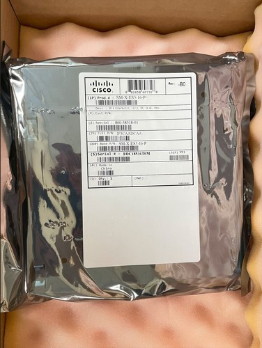 New Open Box Cisco SM-X-ES3-16-P Ethernet Switch Networking Service Module - Afbeelding 3 van 3