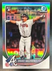 2025 Bowman Chrome Drake Baldwin Short Print Image Variation #75 RC Braves