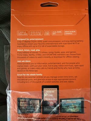 Tablet Con Tastiera Samsung Amazon Fire M8s26g Black In Screen