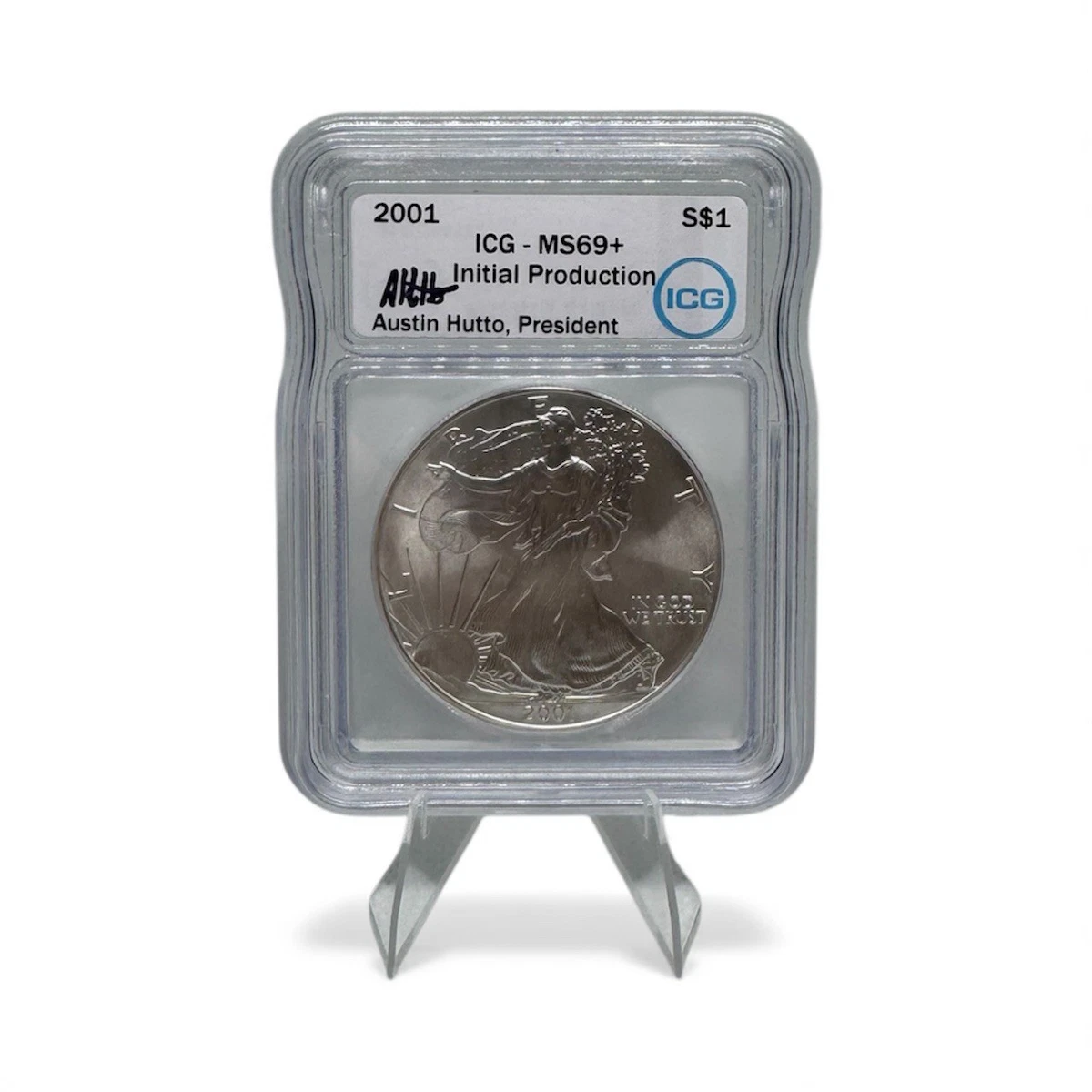 2001年 アメリカンシルバーイーグル ICGMS69 2001 AMERICAN SILVER EAGLE NGC MS69 | eBay