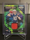 2024 Panini Prizm - Rookie Gear Drake Maye #RG-DME Neon Green Pulsar (MEM, RC)