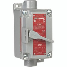 XS-52C Killark 2-Pole 20A Tumbler Switch 3/4-Inch Feed-Through NEW