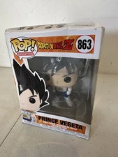 Funko Pop! Vinyl: Dragon Ball - Prince Vegeta #863 BOX DAMAGED