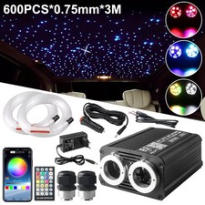 600 Auto Lichtfaser Twinkle RGBW LED Sternenhimmel Glasfaser Optik Lichteffekte