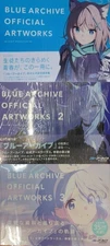 ICHIJINSHA Blue Archive Official Art Works 1 ,2, 3 Illustration Art Book set