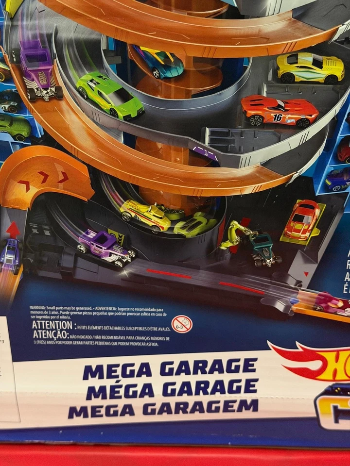 Hot Wheels 2' Tall City Mega Garage Playset by Mattel – Brand New Toy Car Tower - Image 4 of 4