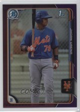 2015 Bowman Chrome Prospects Purple Refractor 142/250 Jhoan Urena #BCP98 1n1