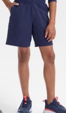 All in Motion Boys' Activewear Gym Shorts in Navy Blue