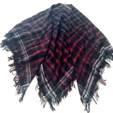 Made In Italy Gucci Gg Plaid grande stola afgana lana seta dal Giappone