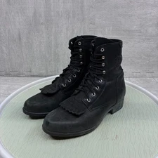 Ariat Heritage Kiltie Roper Paddock Boots Women's 5.5 M Leather Western