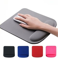 Round Wrist Mouse Pad Memory Foam Wrist Support for PC Laptop