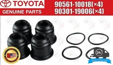 Toyota OEM Engine Fuel Injector Nozzle Holder Spacer with O-Ring 8-piece Set